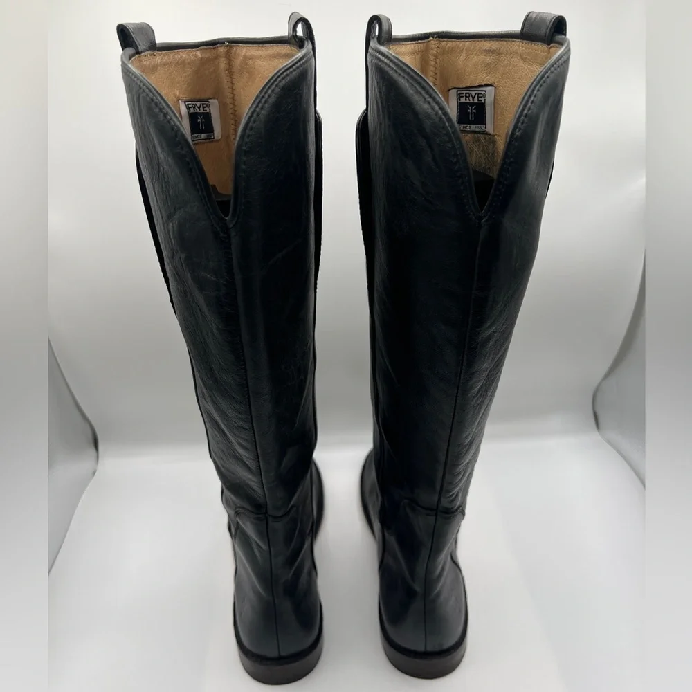 Frye Women's Black Leather Over-the-Knee Riding Boots